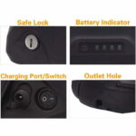 Ebike Polly DP 9 Down Tube 36V 48V 52V Lithium Battery Case 4 1