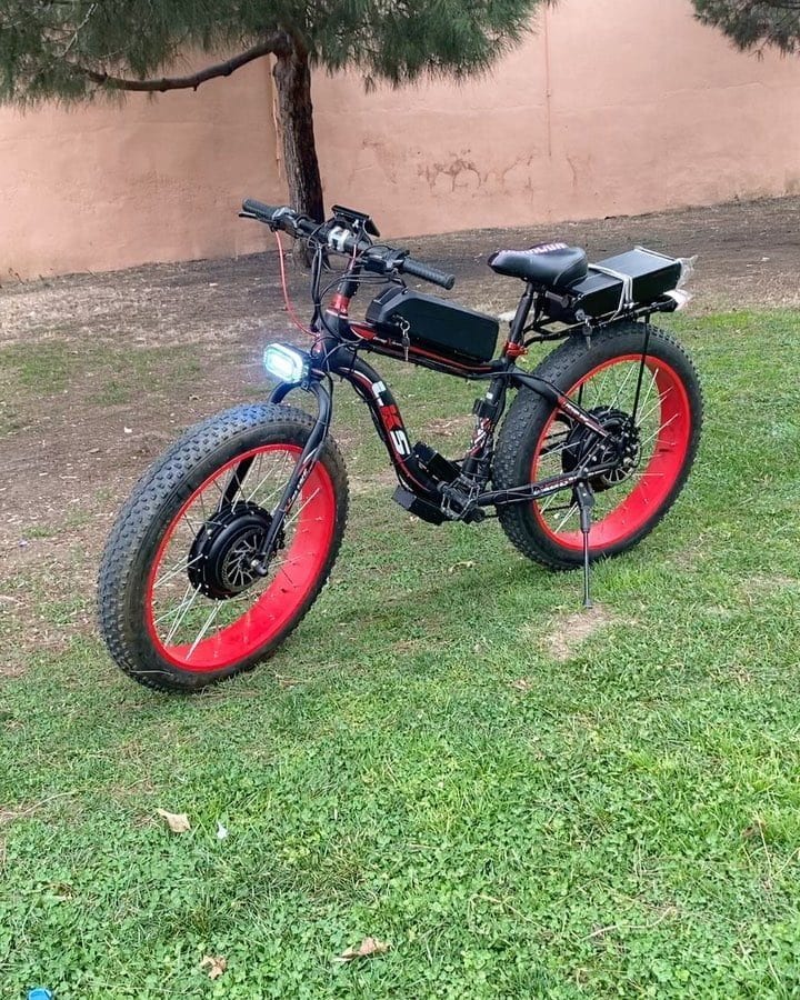 Çift Motor elektrikli bisiklet