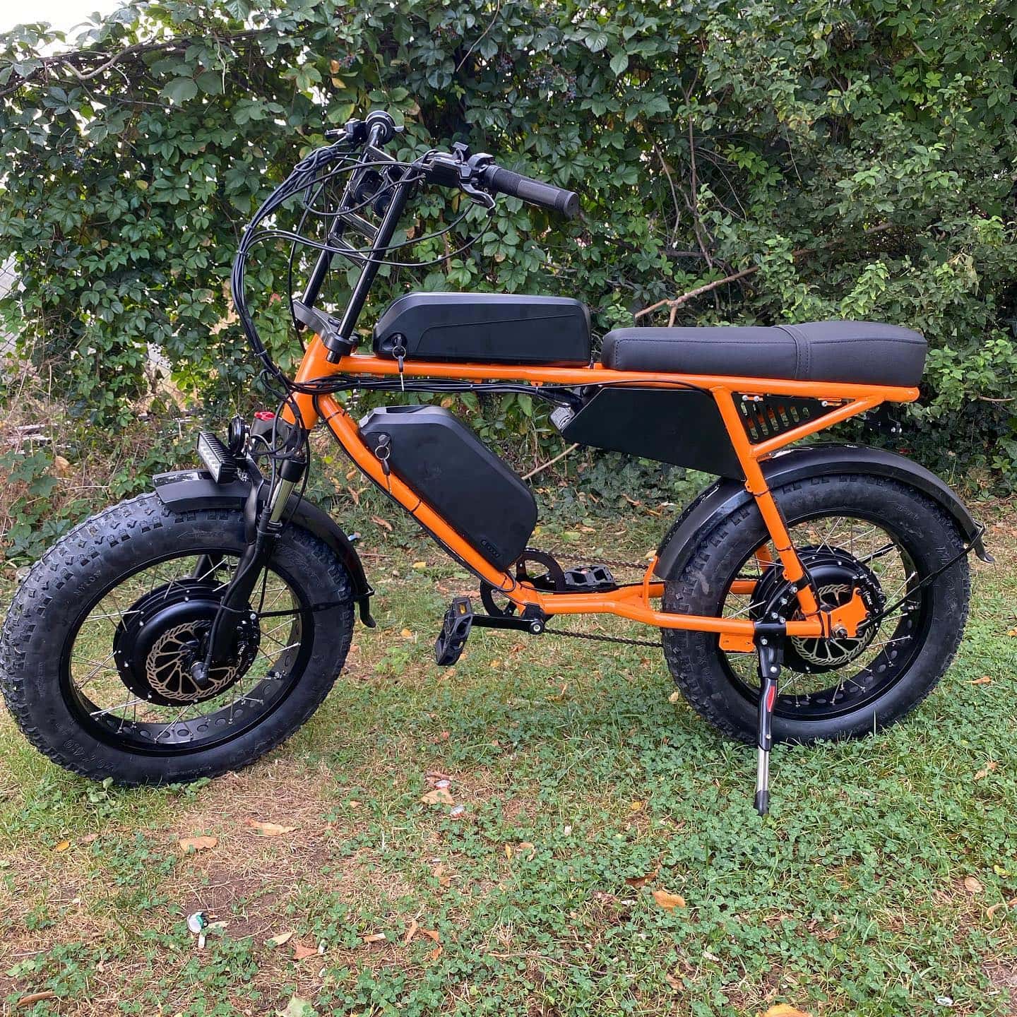 Çift motor elektrikli bisiklet kiti