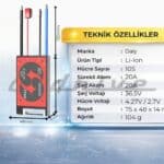 Daly 10S 20A Lifepo4 Kontaklı BMS