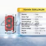 Daly 20S 80A Lifepo4 BMS